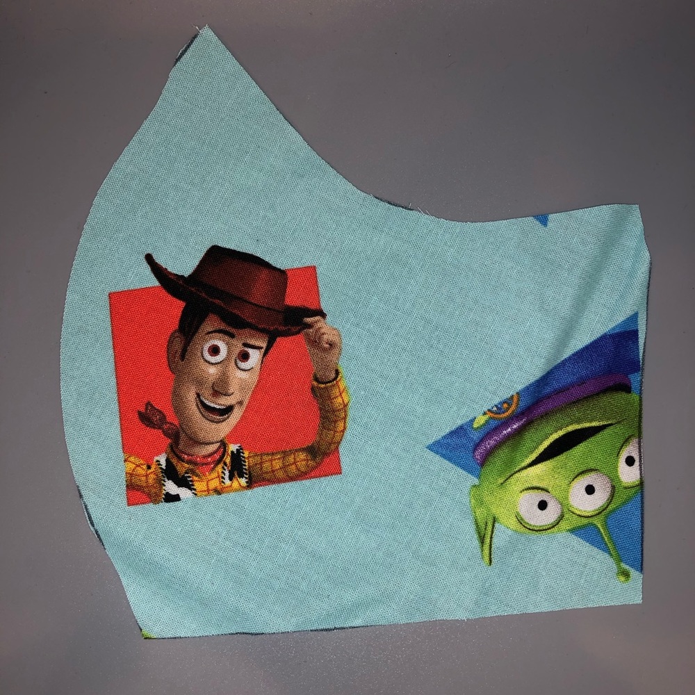 Toy story woody fabric face mask
